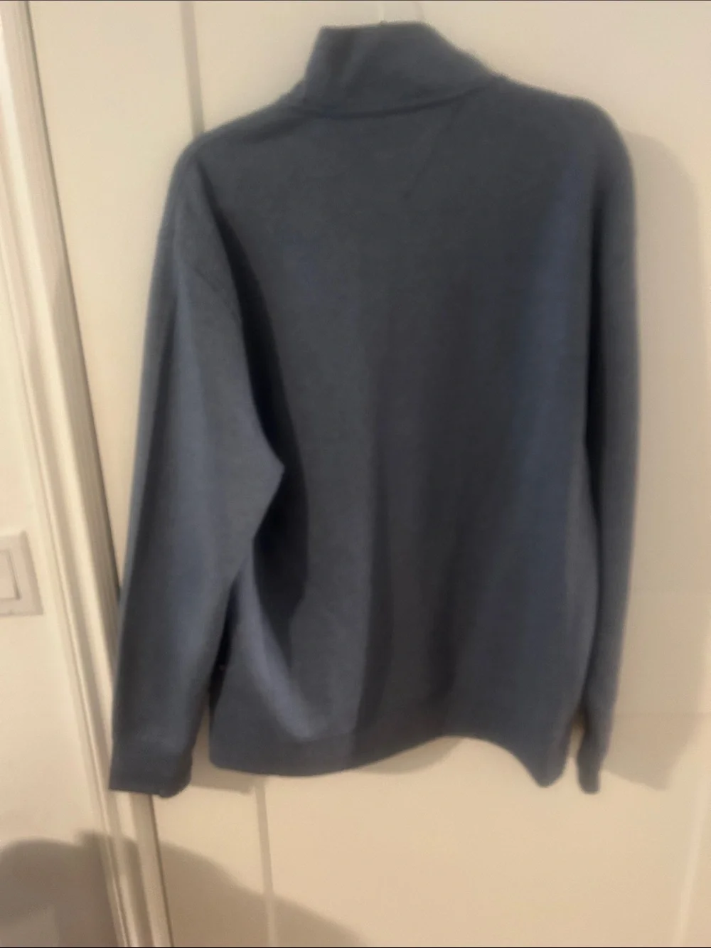 Tommy Hilfiger Men's Zip Mockneck Sweater — Slate Blue